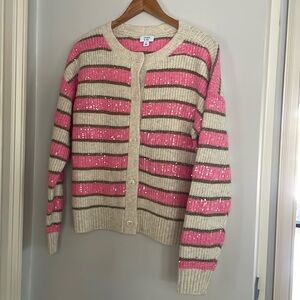 Cardigan Sweater with Sequins